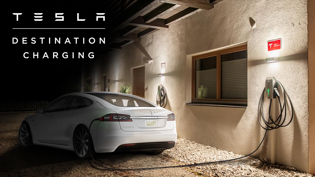 Tesla Destination Charger in Südtirol im Sport & Wellness Resort